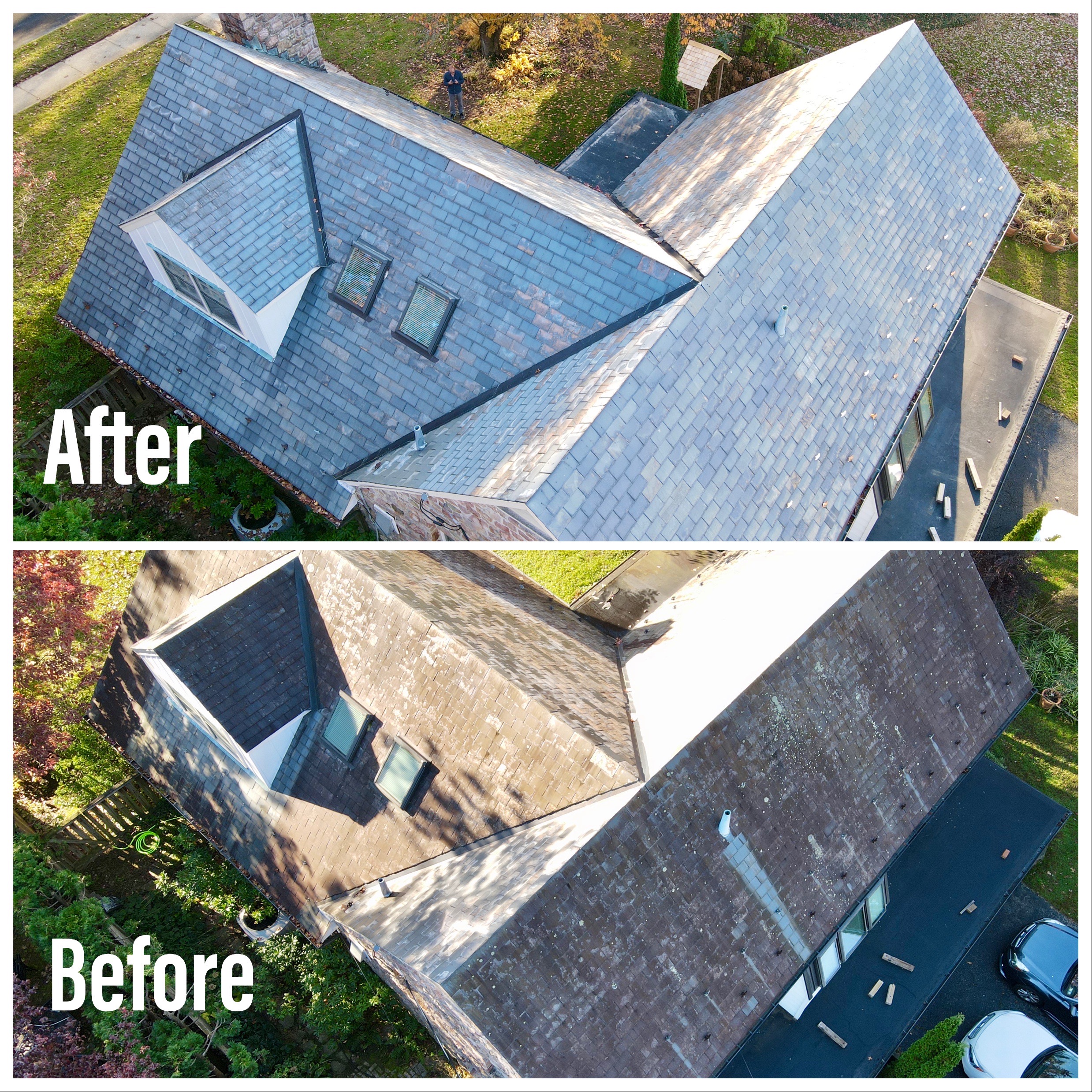 Slate Roof Cleaning