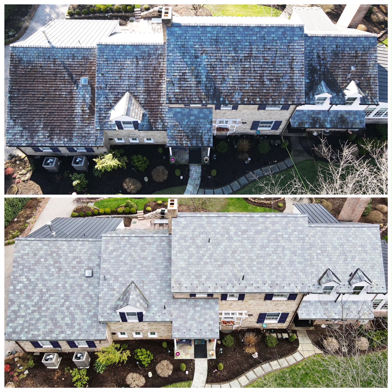 Slate Roof Cleaning